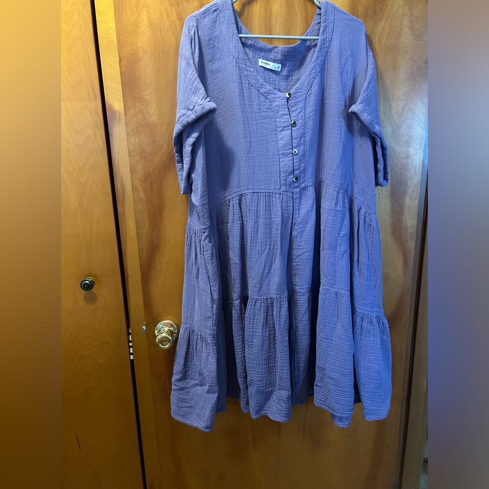 Short purple dress